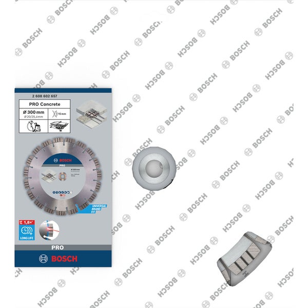 Bosch PRO Concrete Diamanttrennscheibe 300 x 20/25,4 mm - 2608602657