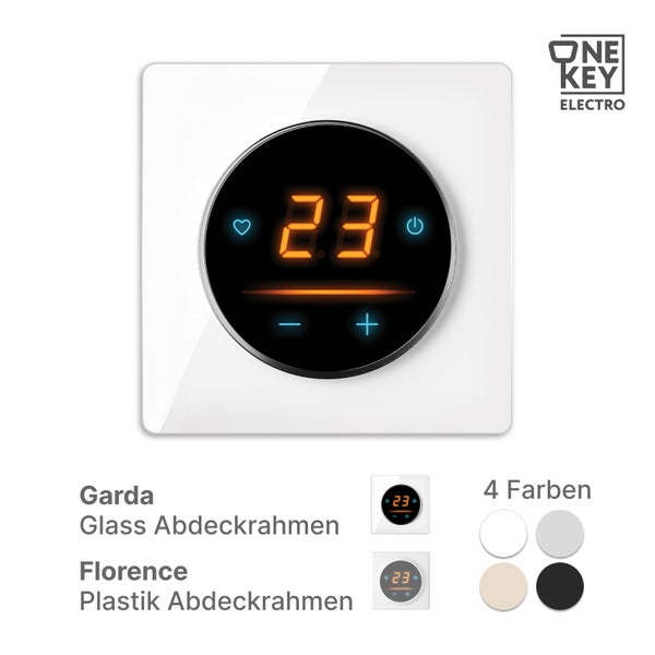One Key Electro Raumthermostat mit Digitalanzeige