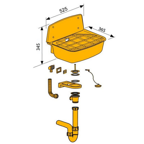 Nahaufnahme eines grauen Baugewebes