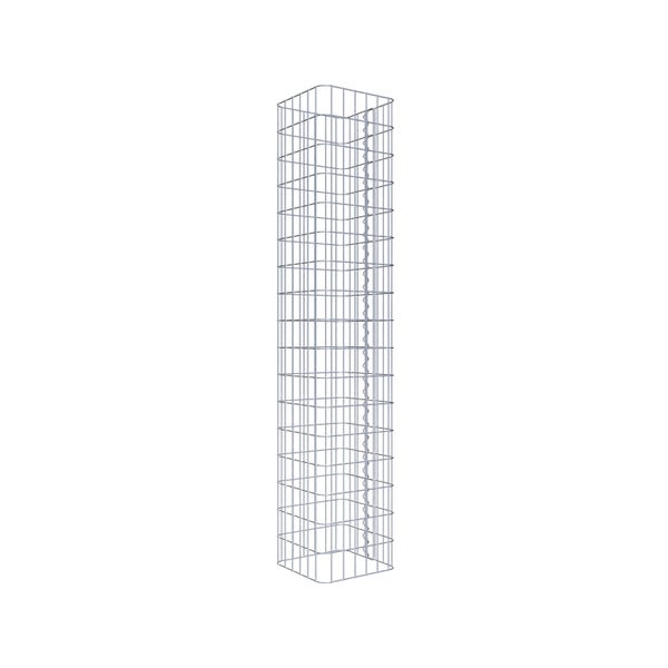 Gabionensäule 32 x 32 cm, MW 5 x 10 cm eckig - Höhe: 1,70 m