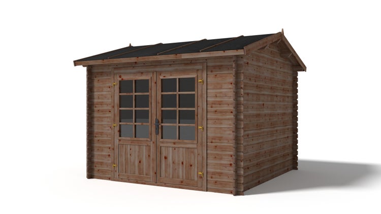 Gartenhaus, Gerätehaus 9m2 Größe 3x3m Imprägniert HORNBACH