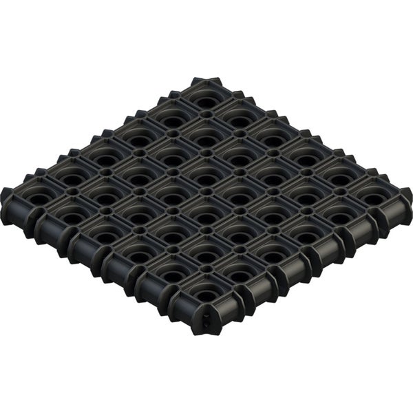 Drainagematte aus Kunststoff mit quadratischem Muster
