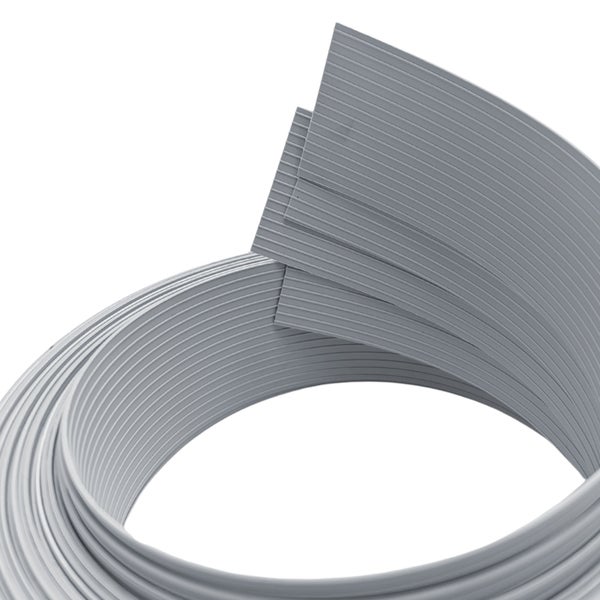 Graue Kabelkanal-Abdeckung