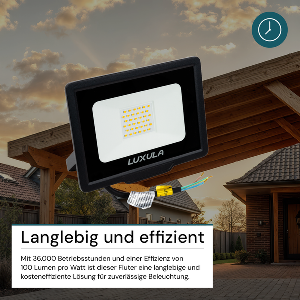 Luxula LED-Fluter für den Außenbereich