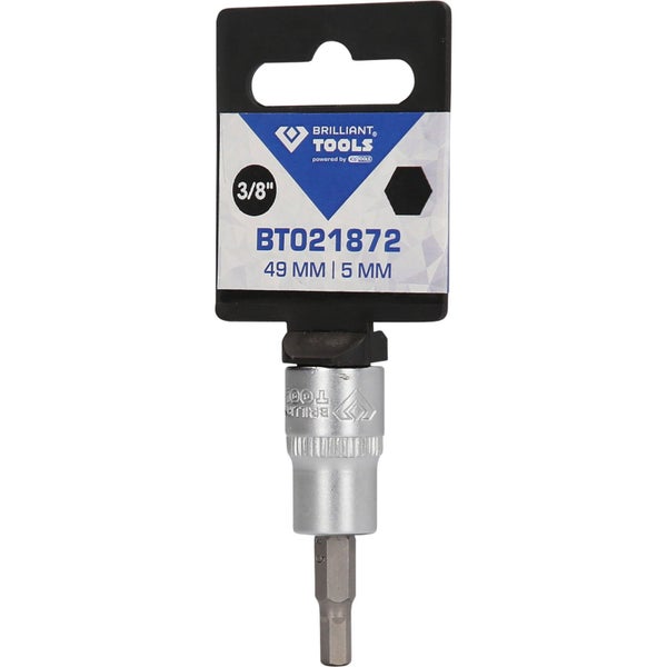 BRILLIANT TOOLS 3/8 Innensechskant Bit-Stecknuss 5 mm - BT021872