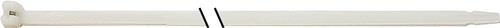SAPISELCO 100x Kabelbinder Länge 186 mm Breite 4,5 mm natur mit Stahlnase - MET.2.2123R