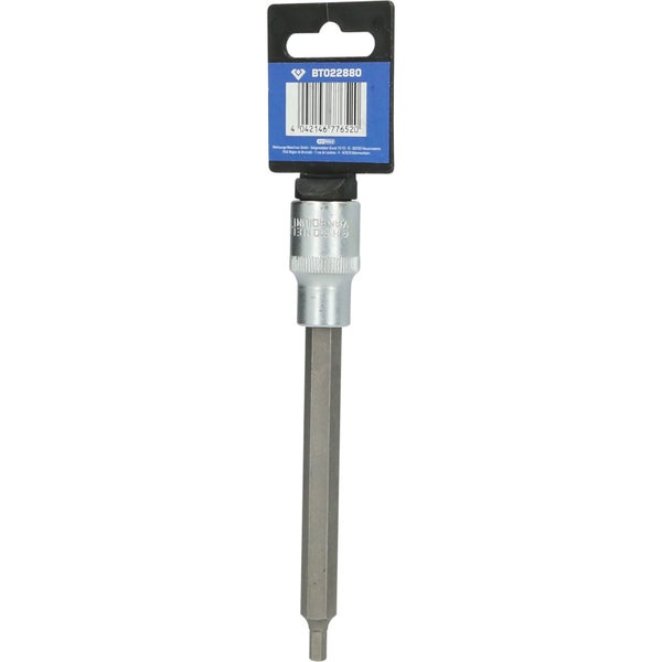 BRILLIANT TOOLS 1/2 Innensechskant Bit-Stecknuss 140 mm lang 5 mm - BT022880
