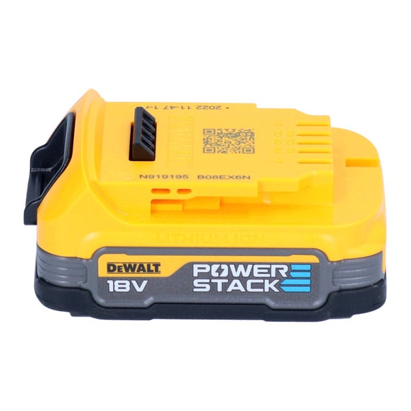 DeWalt Powerstack 18 Volt Lithium-Ionen-Akku für Elektrowerkzeuge.