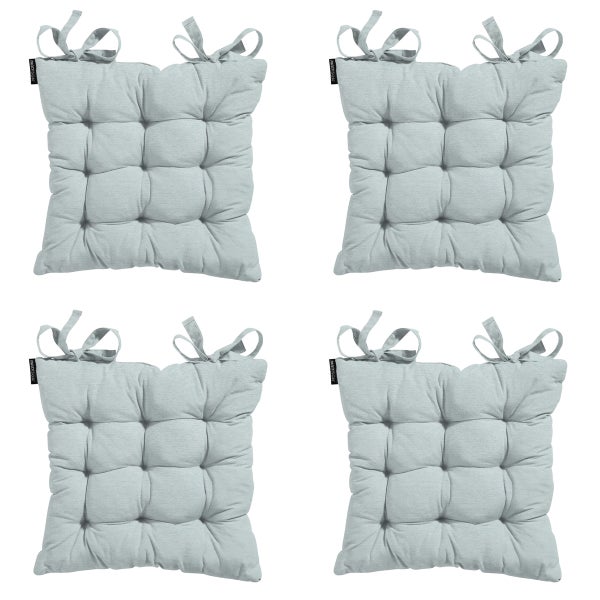 Sitzkissen Toskana Neapel Azur - Ca. 46x46 cm - 4er-Set