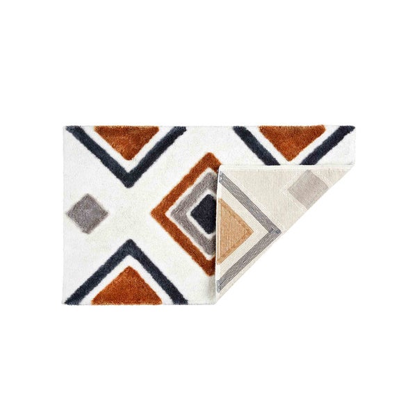 Teppich mit geometrischem Rautenmuster