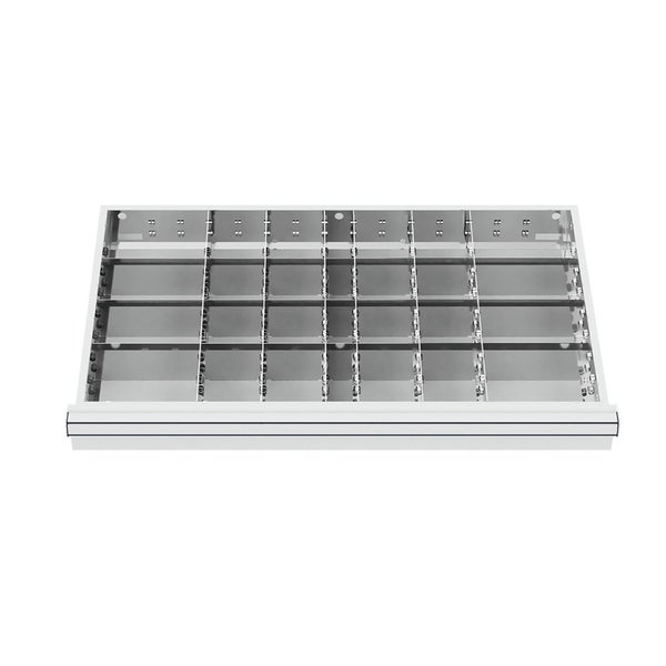 WS24 Schubladeneinteilung Metalleinteilung BLH 75 mm Innenmaß 800 x 450 mm - WS24-100292