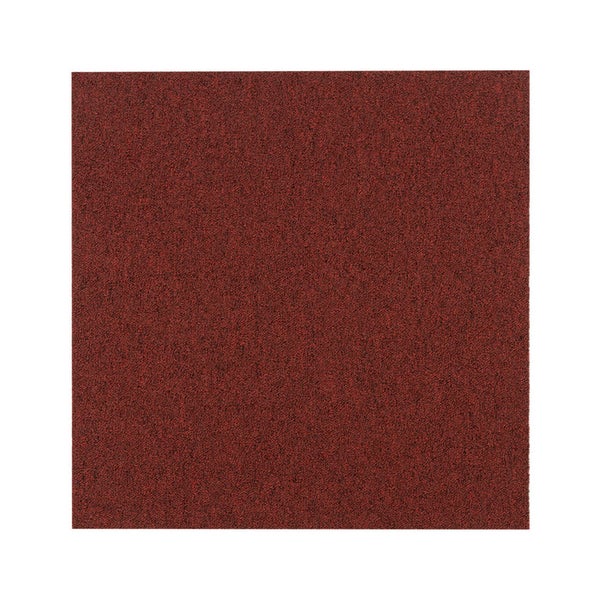 Nylon Teppichfliesen Edinburgh - 50 x 50 cm - Selbstliegend - Rot