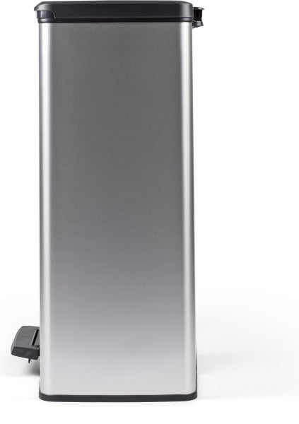 Curver Deco Bin Mülleimer - 65L- mit Pedal - metallic