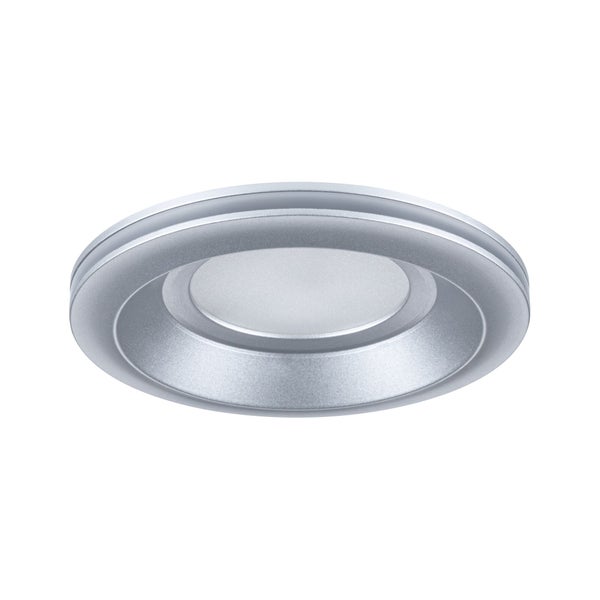 LED Einbauleuchte Sormus Einzelleuchte IP65 rund 100mm 4,8W / 1,5W 560lm / 180lm 230V 3000K Chrom matt