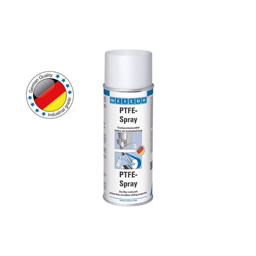 WEICON PTFE-Spray | fettfreies Trockenschmiermittel | 400 ml | weiß