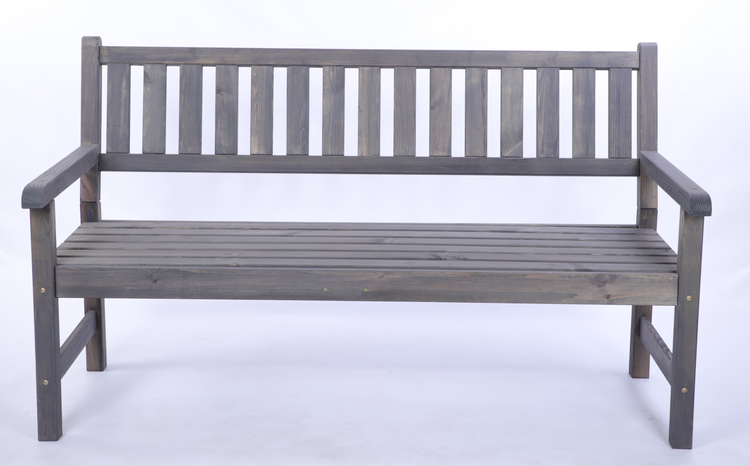 Gartenbank Grana HxBxT 90x154x70cm Inkl. Cordura-Abdeckung Grau