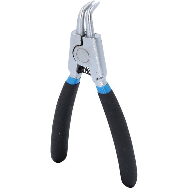 BRILLIANT TOOLS Seegeringzange für Außensicherungsringe abgewinkelt 125 mm - BT067006