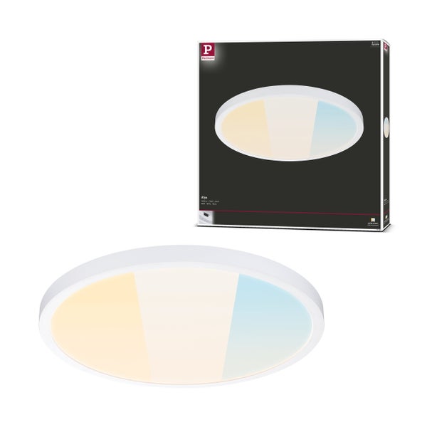 LED Außenstehleuchte mit Smart Home Steuerung, 60 cm Höhe, spritzwassergeschützt gemäß Schutzart IP44, inklusive RGBW und Tunable White Funktion.