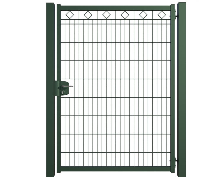 Gartentor mit Gitter und Griff