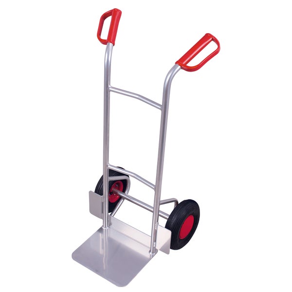 Sackkarre aus Metall mit zwei Rädern und Griffen