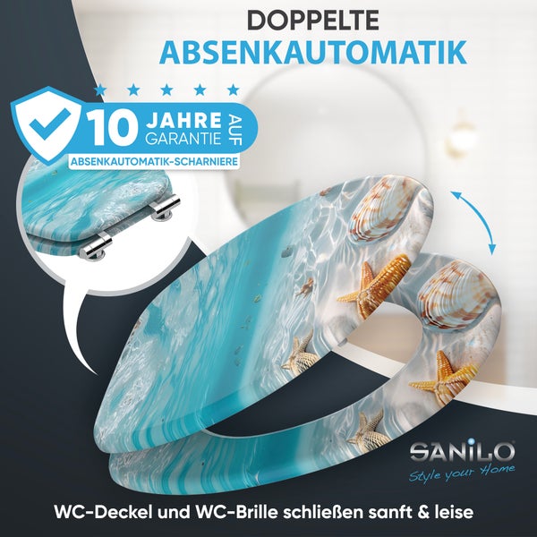 WC-Sitz mit Absenkautomatik Waterworld