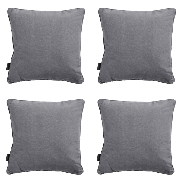 Dekokissen Panama grau - ca. 45x45 cm - 4er-Set