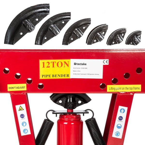 Rohrbiegemaschine tectake  hydraulisch inklusive 6 Druckstücke