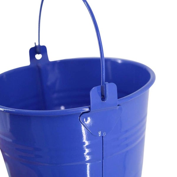 Kindereimer (Metall) - 0,8 Liter (Blau)