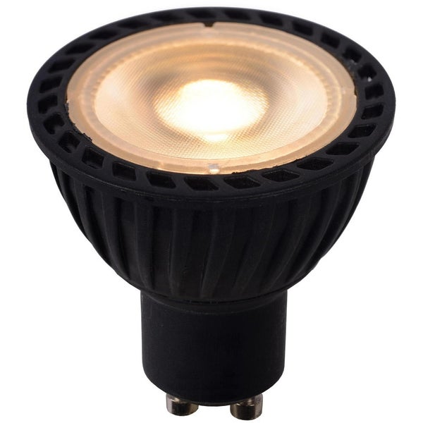 LED Leuchtmittel GU10 MR16 in Schwarz 5W 350lm 2600-2800K