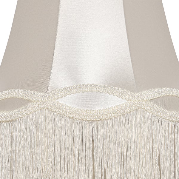 Stofflampenschirm creme 30 cm - Oma