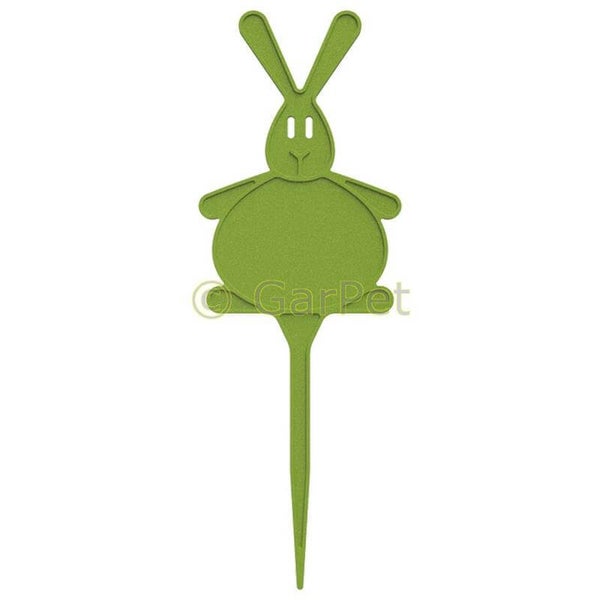 Garten Stecketiketten Pflanzen Stecker Kräuter Blumen Etiketten Hase 5 Stück grün