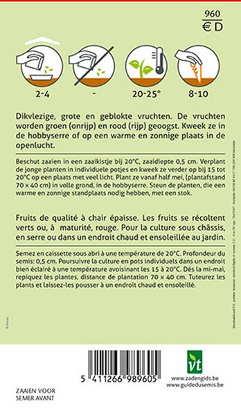 Informationen zur Aussaat und Ernte von Gemüsepflanzen