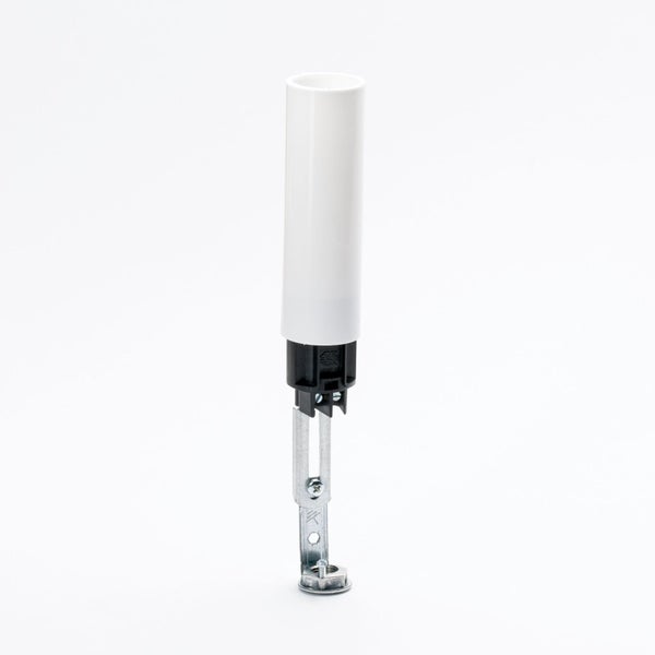 Kerzenhülse Glatt für Kerzenfassung E14 Kronleuchter Kerzenhülle aus Kunststoff ø26mm 85mm Weiß