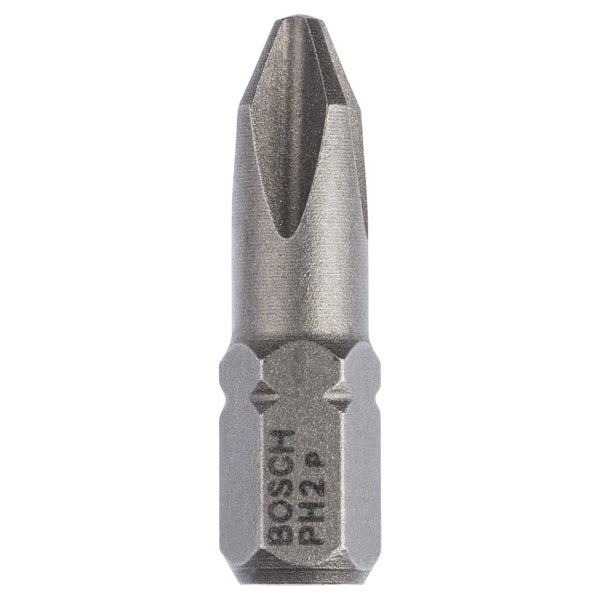 Bosch 10x Schrauberbit Extra-Hart, PH 2, 25 mm im Blister - 2607001512