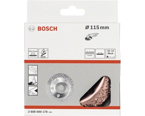 Carbide-Topfscheibe 115 x 22,23 mm;grob, schräg