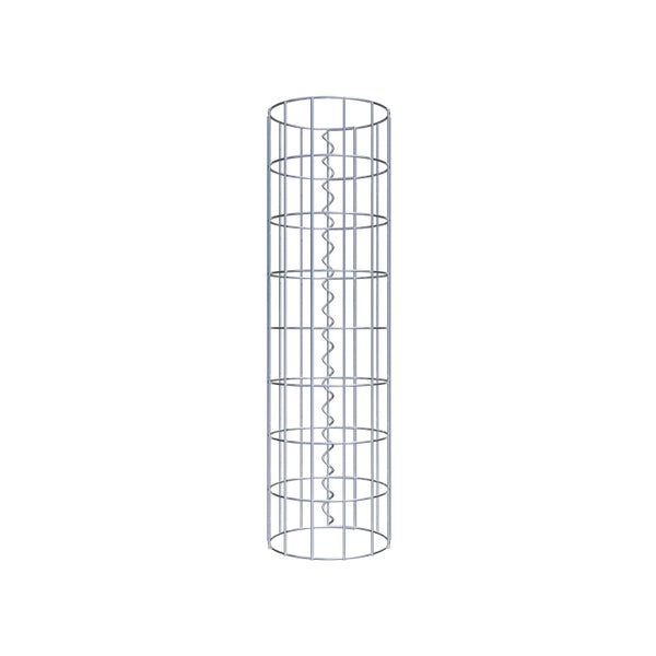 Gabionensäule Durchmesser 22 cm, MW 5 x 10 cm rund - Höhe: 0,80 m