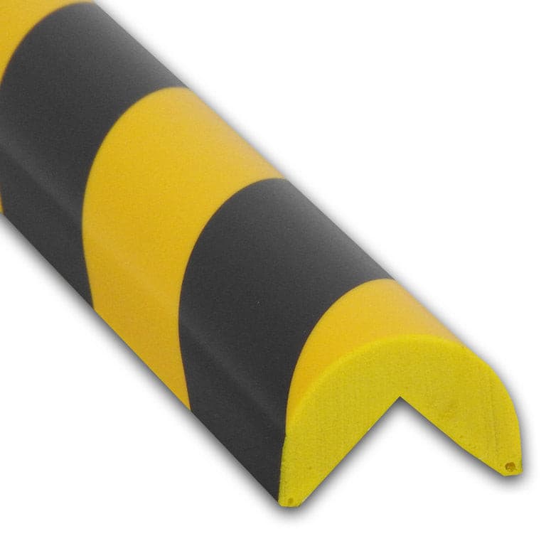UvV Protect Schutzprofil  in schwarz gelb 1 Meter PU-Schaum verschiedene Formen / Typ A