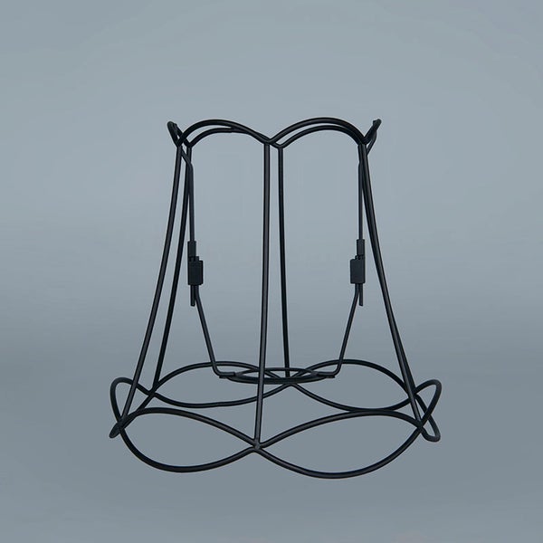 Lampenschirm aus Metall schwarz 20/19 - Granny Frame