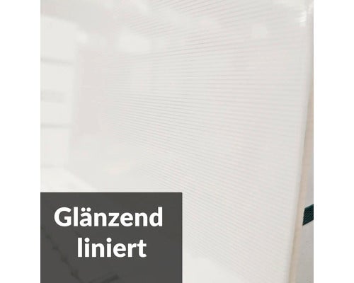 Wandfliese Kerateam Matrix weiß glänzend 30x60 cm