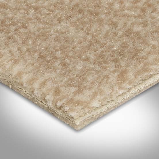 Teppichboden Auslegware beige in Velours Qualität angenehme Haptik 400 cm Breite (Meterware)