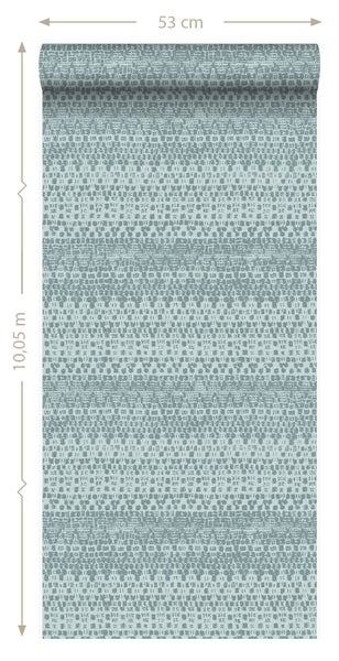 Tapetenrolle mit Muster, 53 cm breit, 10,05 m lang