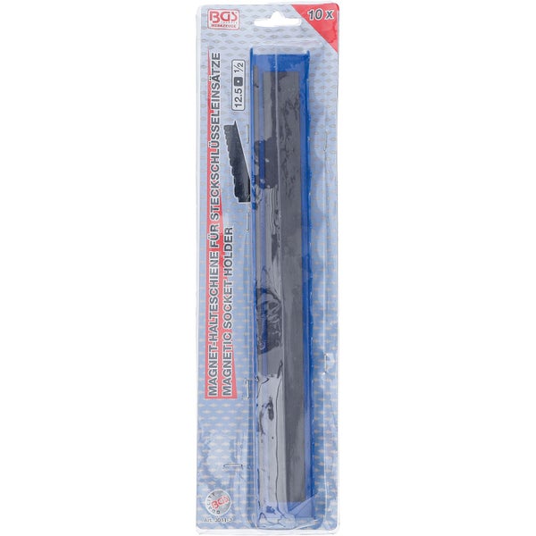 BGS magnetic rail for sockets 12.5 1/2 with ten pieces
