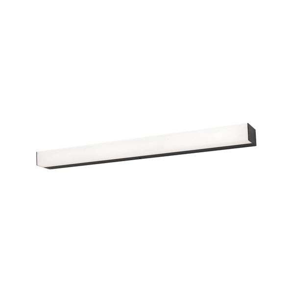 Moderne LED Wandleuchte in länglicher Form mit diffuser Lichtabdeckung zur Beleuchtung