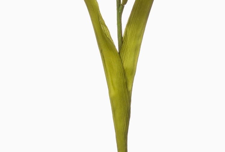 Künstlicher Schleierkraut-Zweig mit rosa Blüten und grünen Stielen.