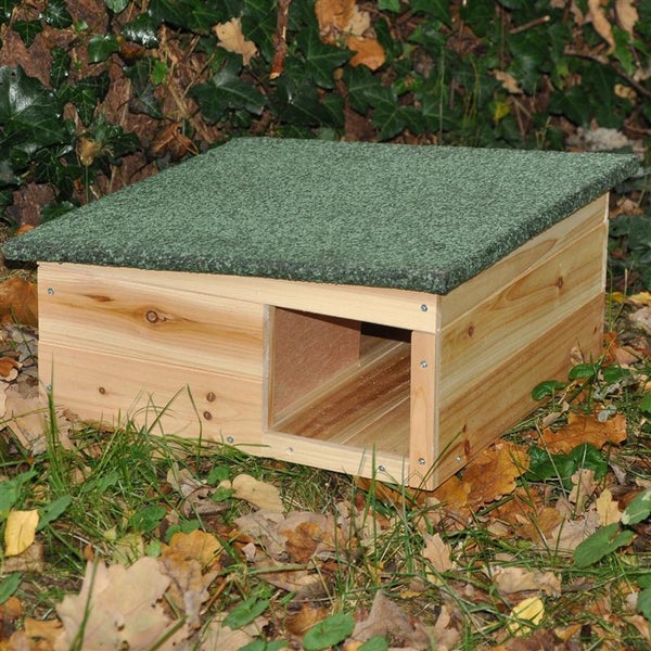 Igelhaus Kleintierhaus natur 40 x 40 x 19 cm