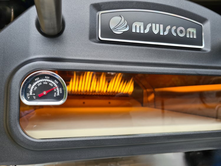 Ms Viscom Pizzaofen mit Thermometer