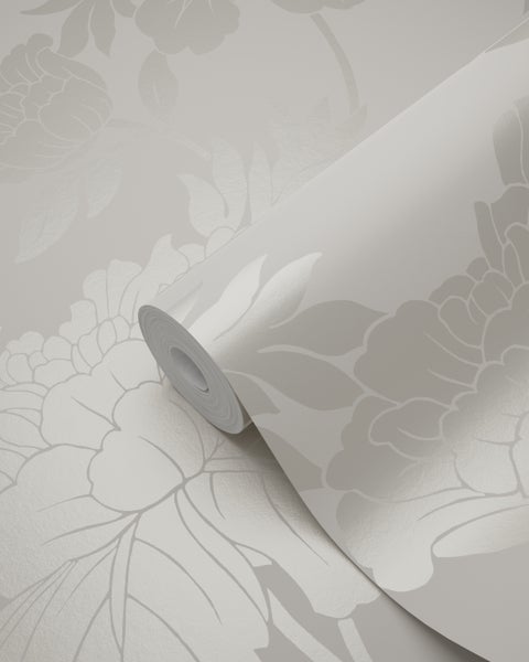 Tapetenrolle mit floralem Muster