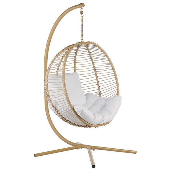 Hängesessel mit Gestell ARCO Metall Beige