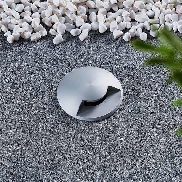 Lucande Bodeneinbauleuchten Milara (wasserdicht (Modern) in Alu aus Aluminium (1 flammig, GU10) - Bodeneinbauleuchte außen