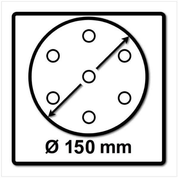 Festool STF D150/16 Rubin2 Schleifscheiben P100 RU2/50 150 mm / 50 Stück ( 499120 )